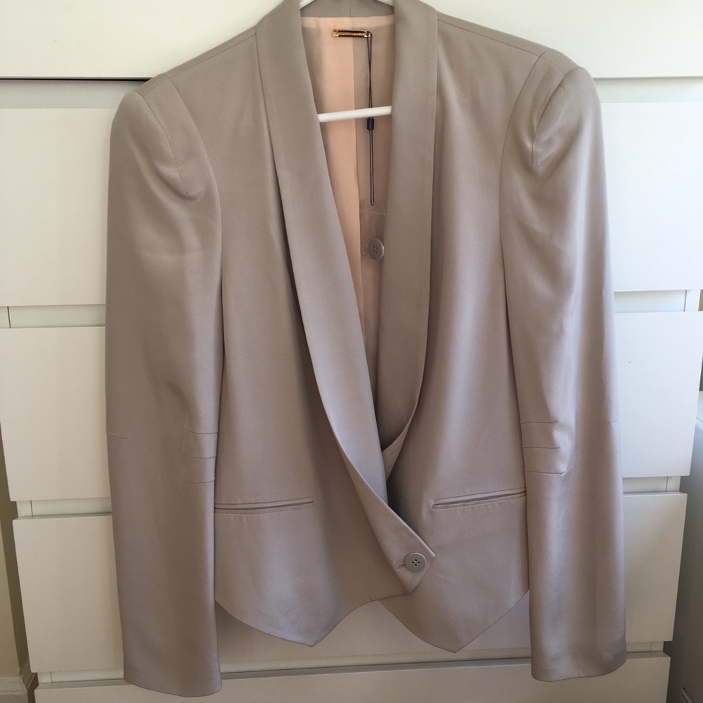 NWT Rebecca Minkoff Grey Blazer - Size 10